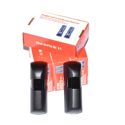Automatic Gate Door Safety Sensor Alarm, 10m Waterproof Photocell Infrared Beam, 12-24V DC/AC, IP55