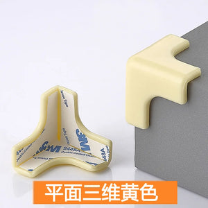 10 Pack Clear Silicone L-Shaped Baby Safety Corner Protectors for Table Desk Edges - Soft, Transparent Guards