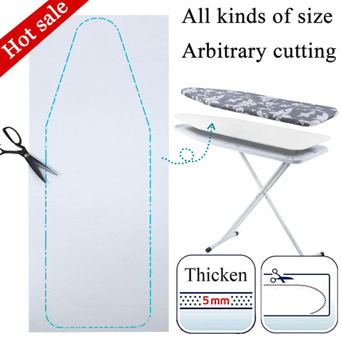 Breathable Cotton Ironing Board Cover with Felt Pad - Adjustable Durable Replacement