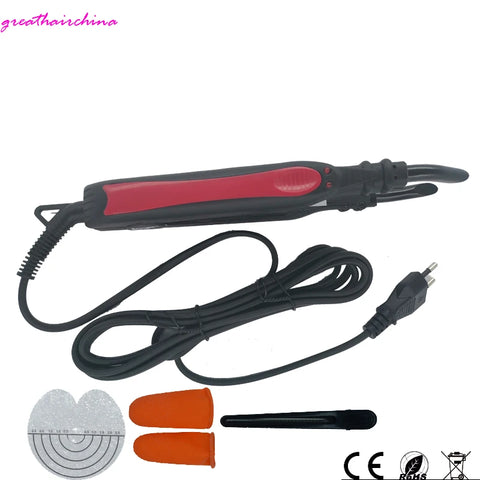 Hair Extension Fusion Iron - Constant Temp Keratin Bonding Tool for Nail Fusion Styling