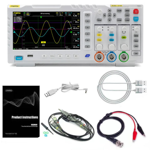2-in-1 Digital Oscilloscope & Dual Channel Signal Generator, 100MHz Bandwidth, 1GSa/s Sampling Rate