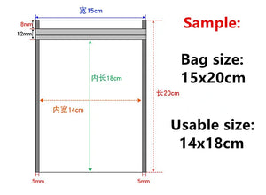 100-Pack Resealable Antistatic Bags for Electronics and PC Parts Storage
