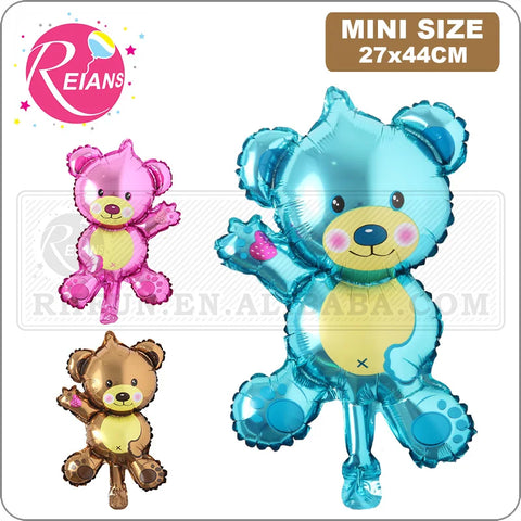 16" Teddy Bear Balloon Kids Party Decor Set - Birthday Celebration Balloons