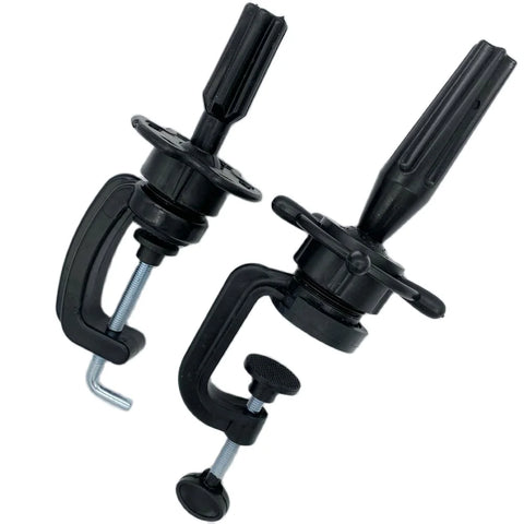 Adjustable Mini Wig Head Stand Clamp Mannequin Holder for Training and Styling