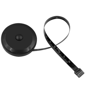 1.5m 60in Black Double Sided Auto Retractable Sewing Measuring Tape Flexible Tool