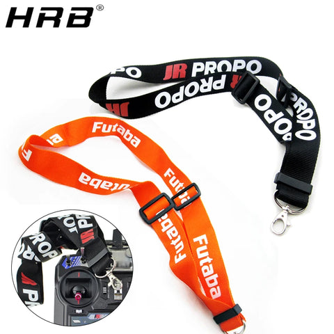 Adjustable RC Neck Strap Lanyard Orange/Black for FPV Remote Control 14cm
