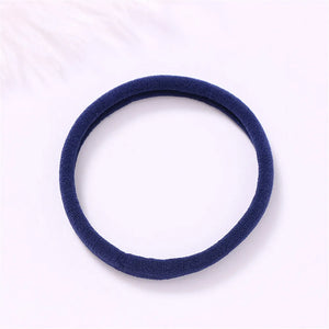 10-Pack Traceless Nylon Stretch Headbands for Newborns & Kids - Elastic Baby Hair Accessories