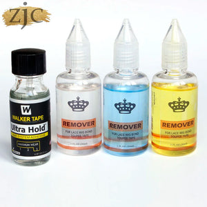 0.5FL OZ(15ml) Ultra Hold Brush-on Liquid Bond Hair System Adhesive Silicone Glue For Lace Wig/Toupee/Closure/Beard And Remover
