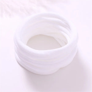 10-Pack Traceless Nylon Stretch Headbands for Newborns & Kids - Elastic Baby Hair Accessories