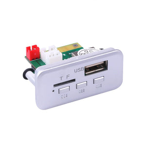 "12V Bluetooth 5.0 Car MP3 Player Kit with USB, TF, FM Radio, Wireless Audio Receiver Decoder Board"
