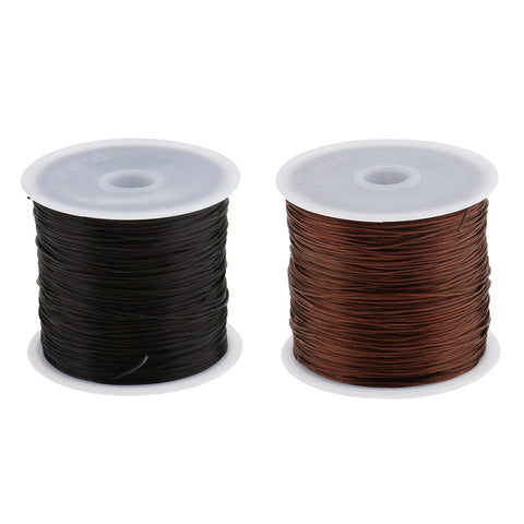 60m Hair Extension Weaving Thread Sewing Cotton for Wig Making