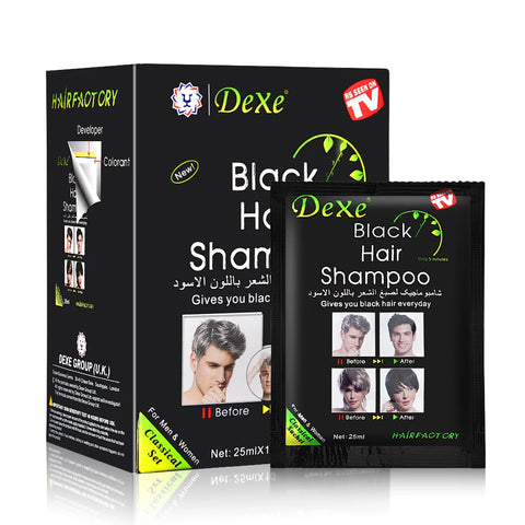 Gray Coverage Shampoo 250ml, Quick Hair Dye Solution