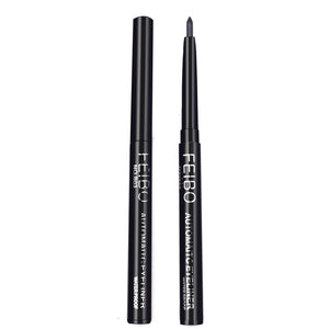10-Color Waterproof Gel Eyeliner Set with Brush - Long-Lasting Eye Makeup Kit