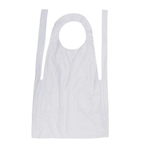 100-Pack Disposable Waterproof Kitchen BBQ Cleaning Aprons - Unisex