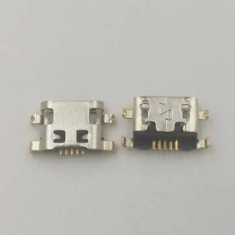 100pcs Micro USB Charging Port Socket for Lenovo A708t S890, Alcatel 7040n, Huawei G7 G7-tl00 Charger Connector