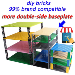 100pcs 1x1 Building Block Plates for Kids DIY Brick Sets STEM Learning Toy