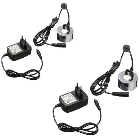 2-Piece 45mm Ultrasonic Humidifier Mist Maker 24V Nebulizer Atomizer Fogger для Incubator