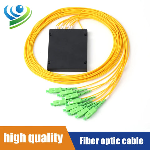 1x8 PLC Fiber Splitter Module SC/APC Singlemode 1.5m ABS