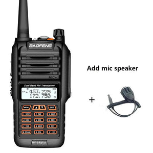 2025 UV9R Plus 18W Long Range Walkie Talkie 40-50km VHF UHF Ham Radio Transceiver CB Radio
