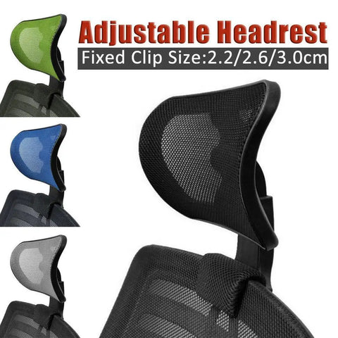 Adjustable Headrest Pillow for Office Chair Neck Support - Chair Accessories for Comfort