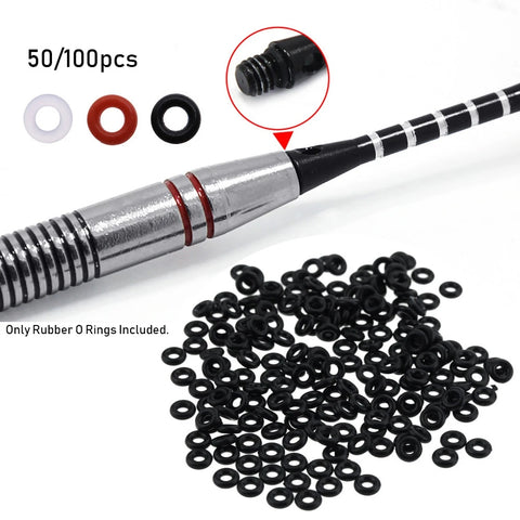 50/100pcs Hunting Rubber O Ring for Darts Arrow Tips Broadhead Replacement Gasket Grip Washer Grommets Accessories