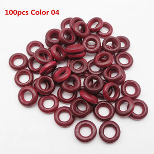 100pcs Large Hole Wooden Beads for Jewelry, Dreadlocks, Hair Braids, Crafts Wholesale
