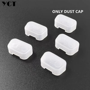 100pcs DB9 9-Pin VGA Male Dust Caps for Serial/Parallel Port Protection - Free Shipping