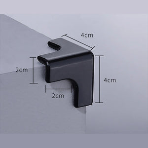 10 Pack Clear Silicone L-Shaped Baby Safety Corner Protectors for Table Desk Edges - Soft, Transparent Guards