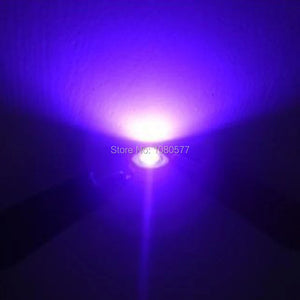 10-100pcs 3W UV High Power LED Light Beads 360-430nm UV Purple LED Chip