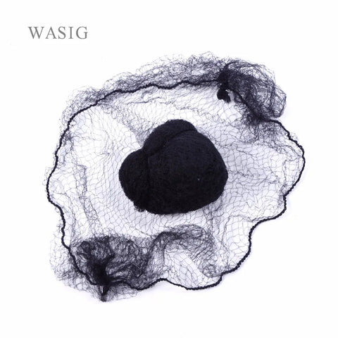 10pcs Nylon Hair Nets 20" Invisible Disposable 5mm Mesh in 5 Colors