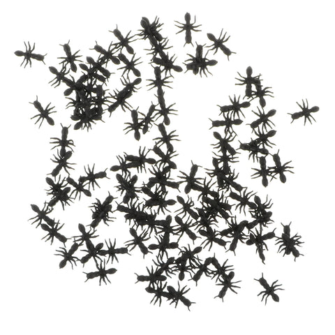 100-Pack Fake Ants for Pranks, Halloween Decorations, Science Projects