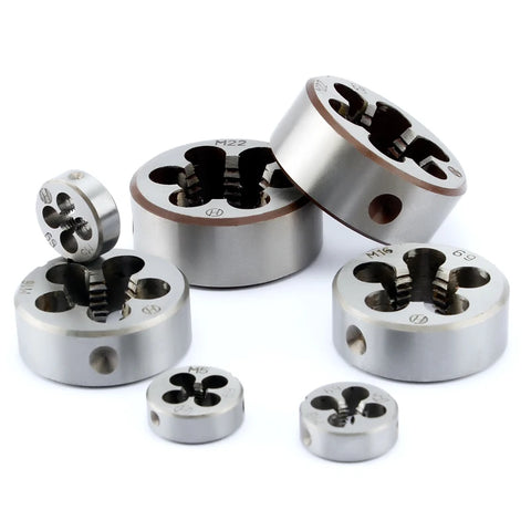 Alloy Steel Metric Threading Die Set M3-M30 Right Hand Round Dies