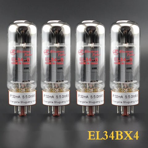 2024 EL34-B Shuguang Vacuum Tube Pair - Matched & Genuine