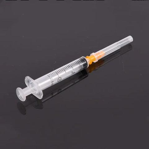50 Pcs 1ml 2ml Disposable Medical Syringes Sterile PVC Individual Pack Feeding Medicine for Children