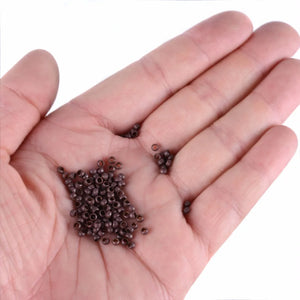 1000pcs 2.5mm Micro Nano Rings for Hair Extensions - 7 Color Options