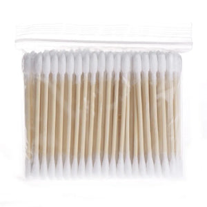 100-Pack Multi-Purpose Dual Tip Cotton Swabs for Ear Care, Makeup, Cleaning
