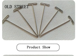 100pcs T Pins for Crafting, Macrame, Jewelry, Knitting, Sewing, Canvas