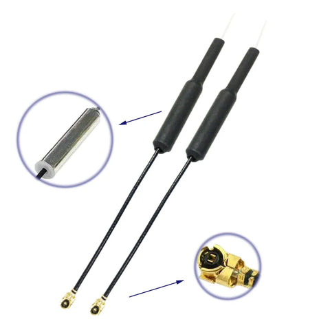 2pcs 5.8GHz 3dBi Omnidirectional FPV Antenna for FPV AIO Camera Quadcopter IPX1 Connector