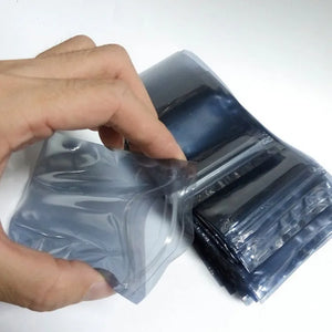 100-Pack Resealable Antistatic Bags for Electronics and PC Parts Storage