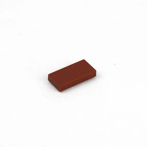 100-Pack 1x2 Flat Tile Bricks Compatible with Major Building Sets