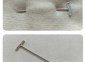 100pcs T Pins for Crafting, Macrame, Jewelry, Knitting, Sewing, Canvas