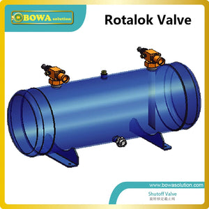 1/2" Carbon Steel Rotalock Valves for Refrigeration, Heat Pump, Air Conditioning Systems