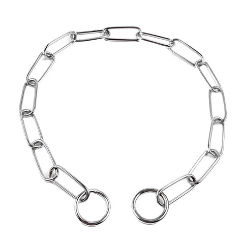 Adjustable Prong Dog Training Collar & Leash Set, Steel指