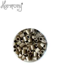 1000pcs Micro Copper Rings for I Tip Hair Extensions, 8 Colors, 4.5mm Beads Mini Hair Links