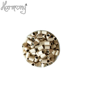 1000pcs Micro Copper Rings for I Tip Hair Extensions, 8 Colors, 4.5mm Beads Mini Hair Links