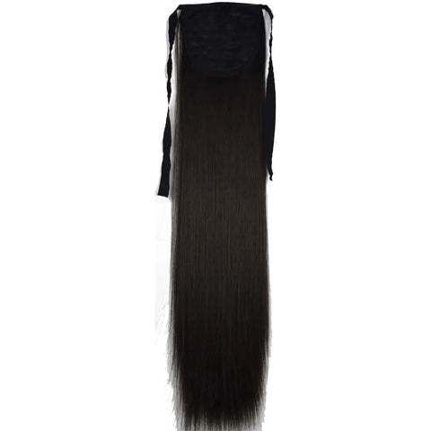 Heat Resistant Synthetic Straight Ribbon Ponytail Hair Extension 1006