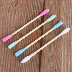 100-Pack Multi-Purpose Dual Tip Cotton Swabs for Ear Care, Makeup, Cleaning