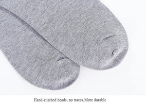 10 Pairs Bamboo Fiber Men's Crew Socks, Casual & Business, Antibacterial, Breathable, High Quality