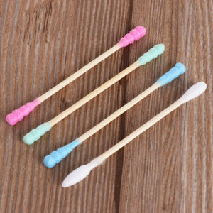 100-Pack Multi-Purpose Dual Tip Cotton Swabs for Ear Care, Makeup, Cleaning