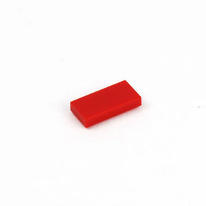 100-Pack 1x2 Flat Tile Bricks Compatible with Major Building Sets